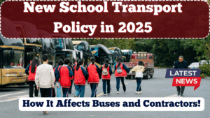 New School Transport Policy in 2025 – How It Affects Buses and Contractors