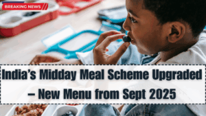 India’s Midday Meal Scheme Upgraded – New Menu from Sept 2025